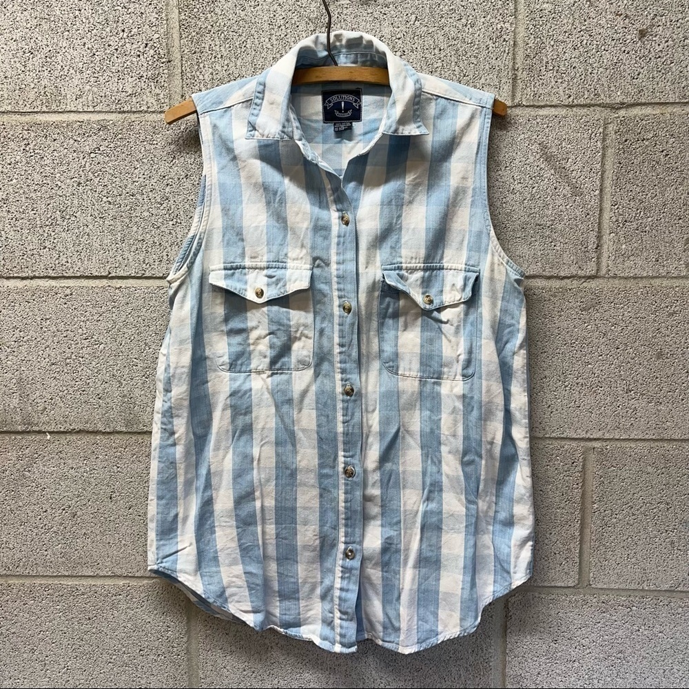 Vintage Solutions ! Original Button Down Tank